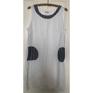 Lina Tomei Linen Dress Women’s Size Large